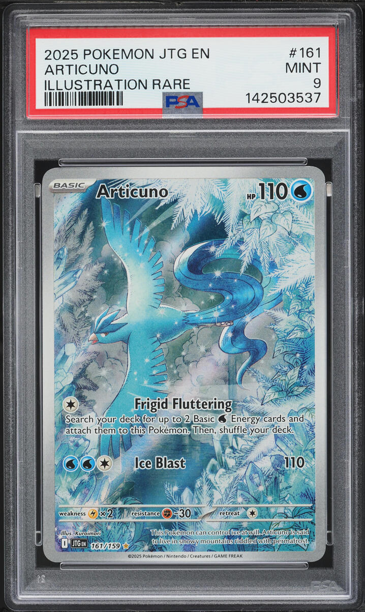 2025 Pokemon Scarlet & Violet Journey Together IR Articuno #161 PSA 9 MINT