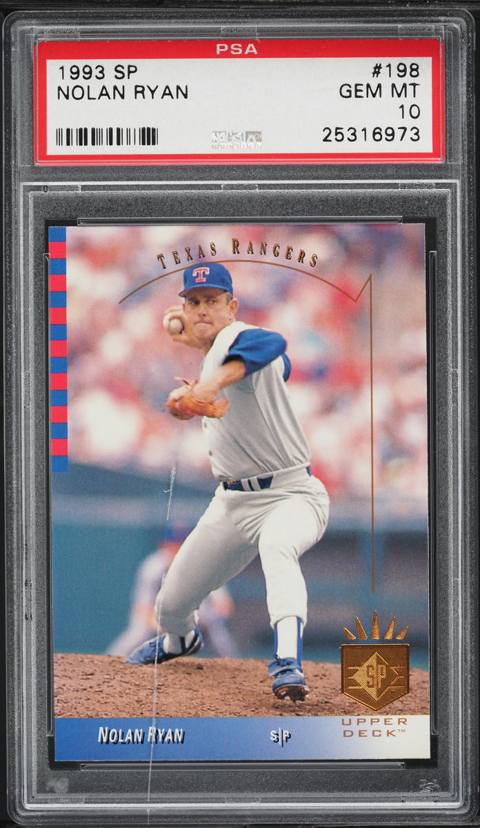 1993 SP Nolan Ryan #198 PSA 10 GEM MINT