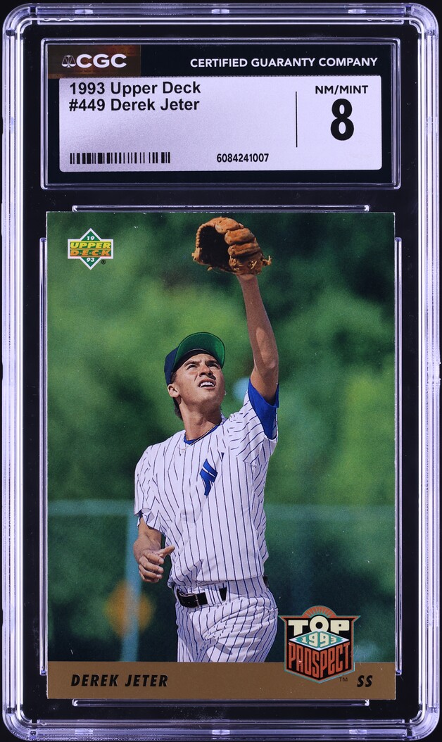 1993 Pinnacle Derek Jeter ROOKIE #457 PSA 9 MINT on Fanatics Collect