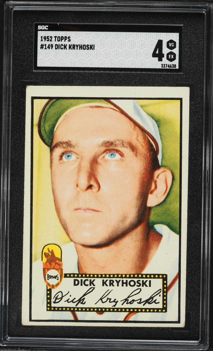 1952 Topps Dick Kryhoski #149 SGC 4 VGEX