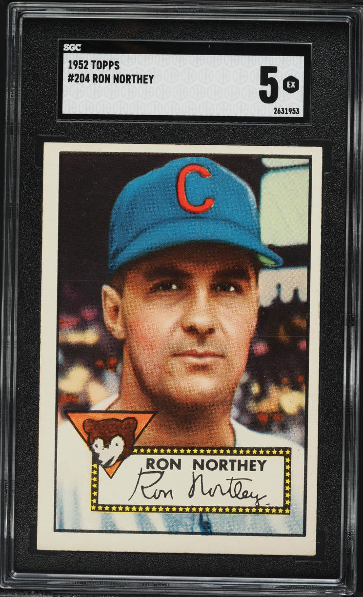 1952 Topps Ron Northey #204 SGC 5 EX
