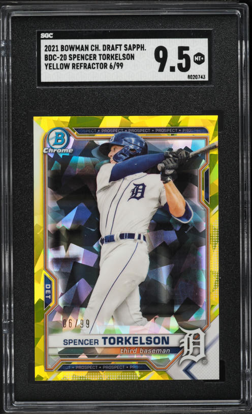 2020 Bowman Draft Spencer Torkelson ROOKIE #BD-121 CSG 9.5 GEM
