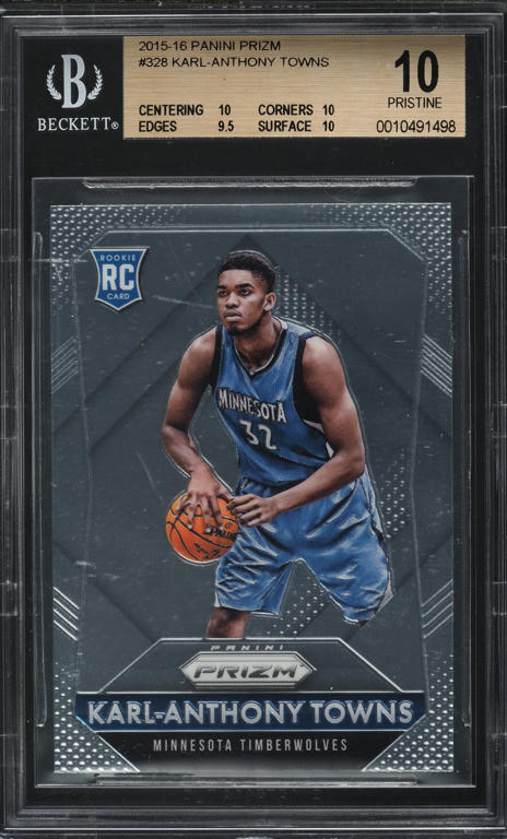 2015 Panini Flawless Diamond Gem Karl-Anthony Towns RC /20 #136