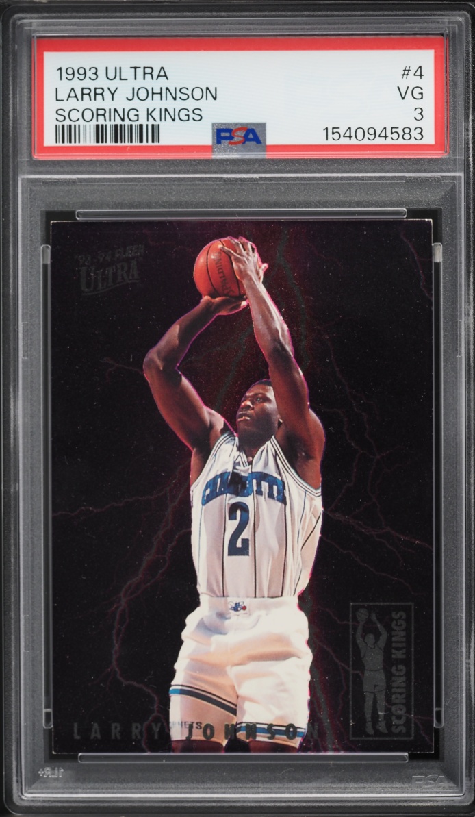 1993 Ultra Scoring Kings Larry Johnson #4 PSA 3 VG