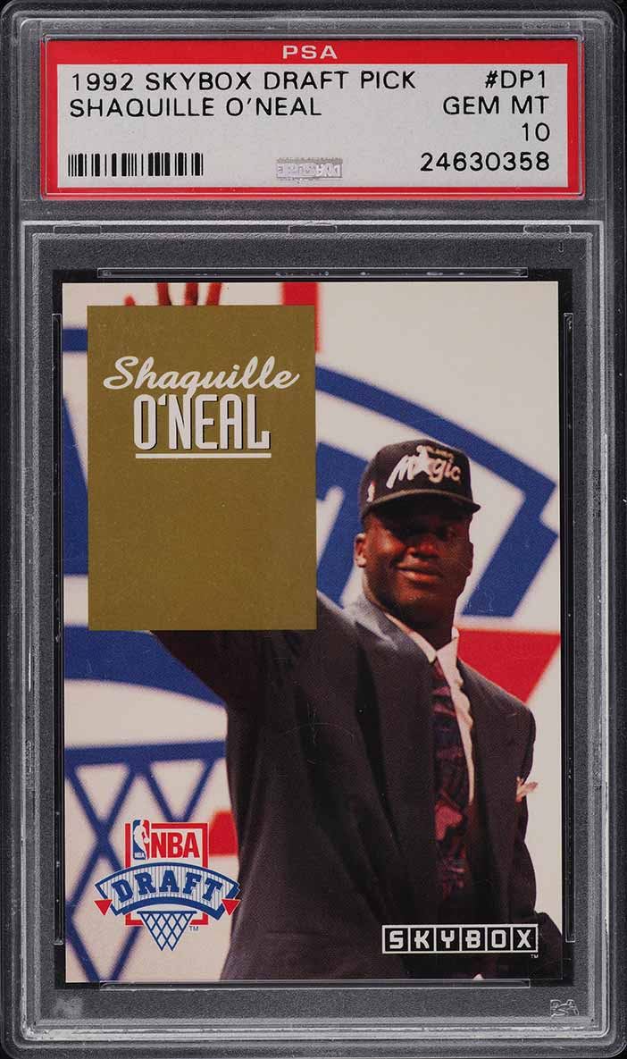 1992 Skybox Draft Picks Shaquille O'Neal ROOKIE #DP1 PSA 10 GEM MINT - Photo 1