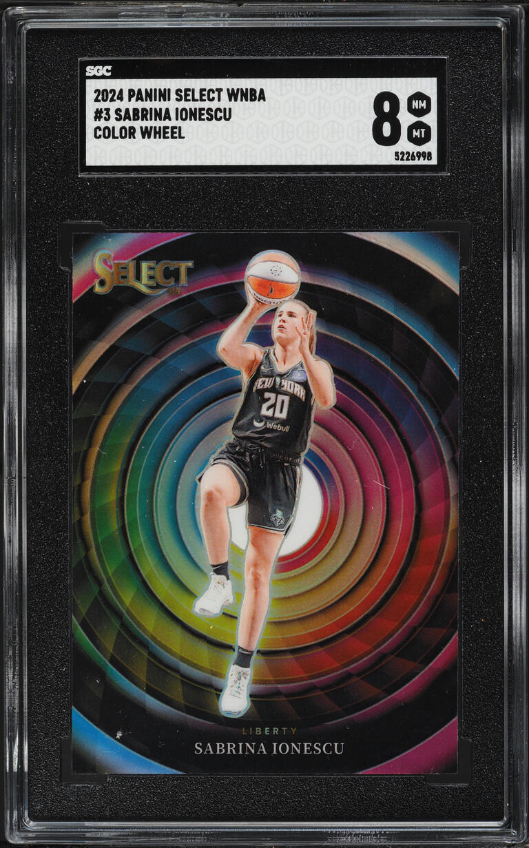 2024 Select WNBA Color Wheel Sabrina Ionescu #3 SGC 8 NM-MT on Fanatics ...