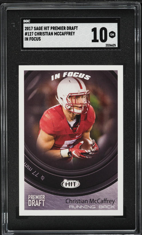2017 Panini Certified Gold Team Mirror Red Christian McCaffrey