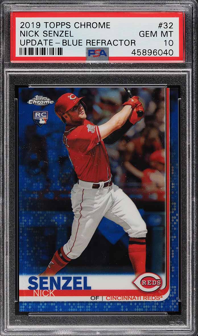 2012 Topps Chrome Mike Trout ROOKIE #144 PSA 9 MINT on Fanatics