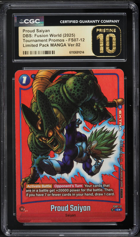 2025 DBS: Fusion World Manga Booster 02 Energy Marker - Vol.12