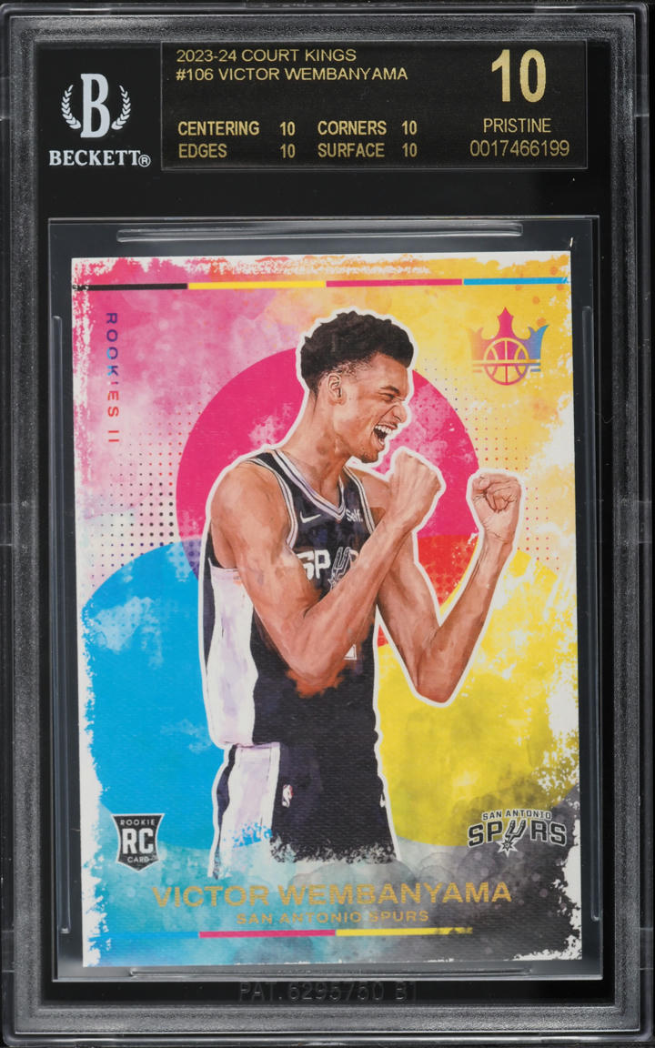 2023 Court Kings Victor Wembanyama ROOKIE #106 BGS 10 PRISTINE, BLACK LABEL