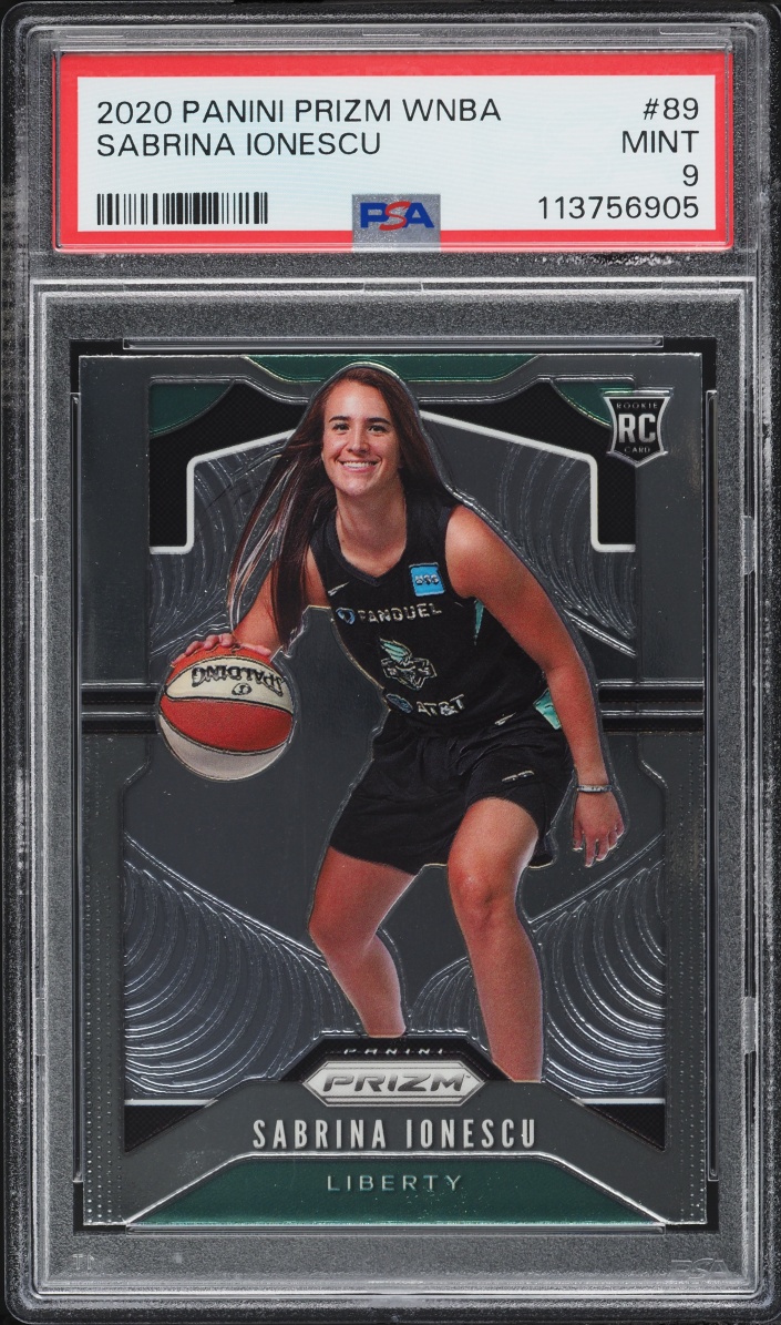 2020 Panini Prizm WNBA Sabrina Ionescu ROOKIE #89 PSA 9 MINT
