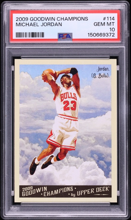 2009 Upper Deck Goodwin Champions Michael Jordan #114 PSA 10 GEM MINT - Photo 1