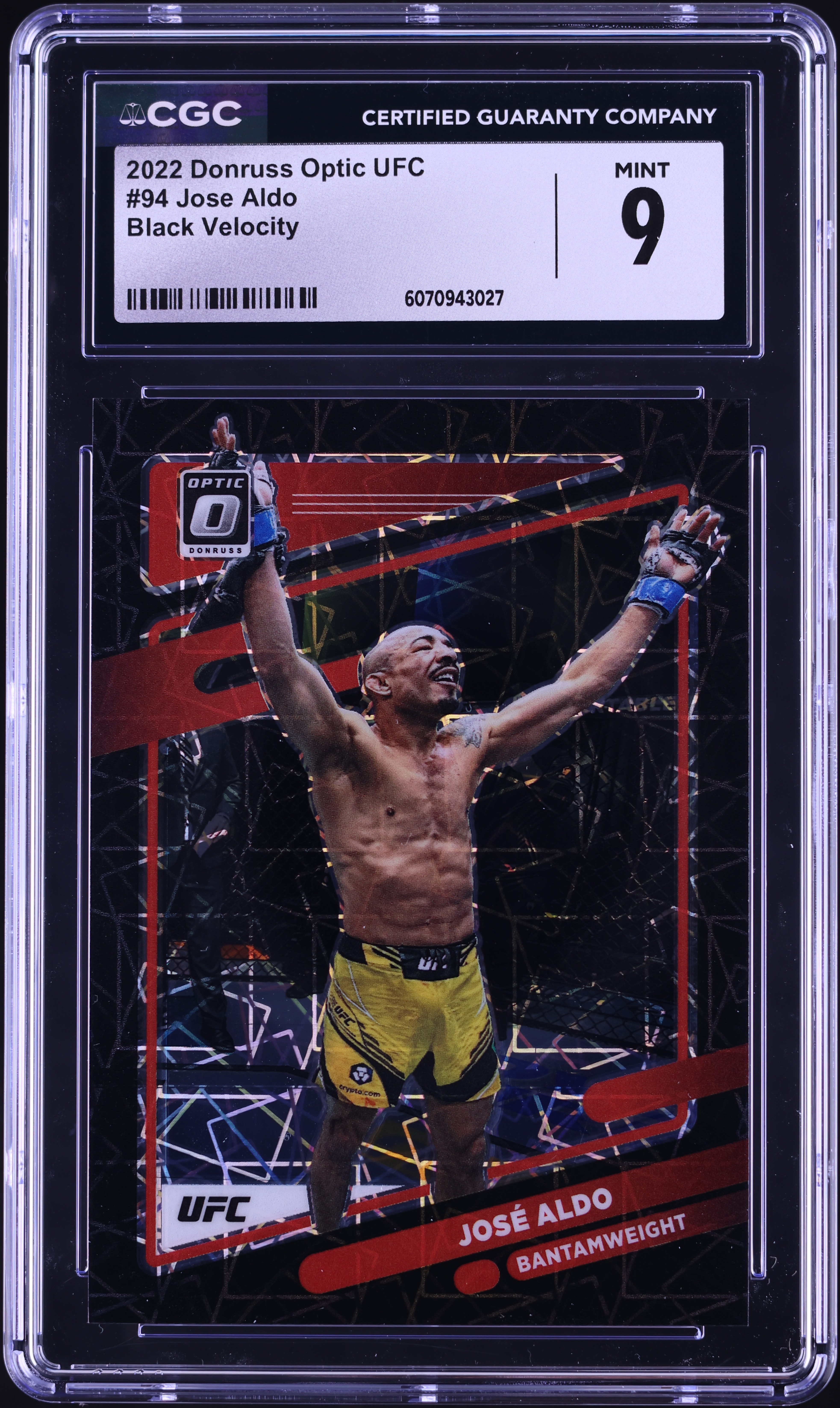 UFC　Optic　ラウル・ロサス　サインカード 2022 Panini Donruss Optic UFC Voices of the Octagon HOLO
