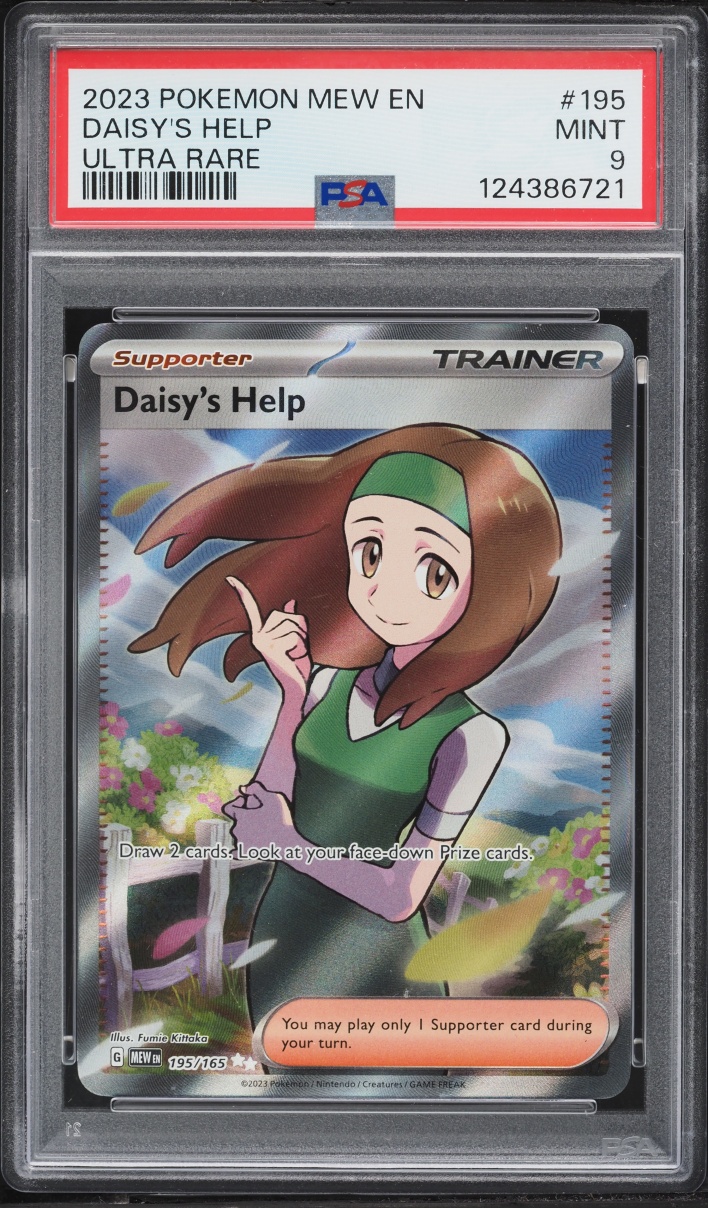 2023 Pokemon Scarlet & Violet 151 Full Art Daisy's Help #195 PSA 9 MINT