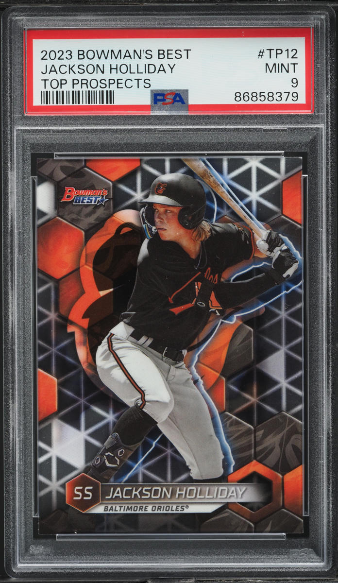 2023 Bowman's Best Top Jackson Holliday PROSPECT #TP-12 PSA 9 MINT