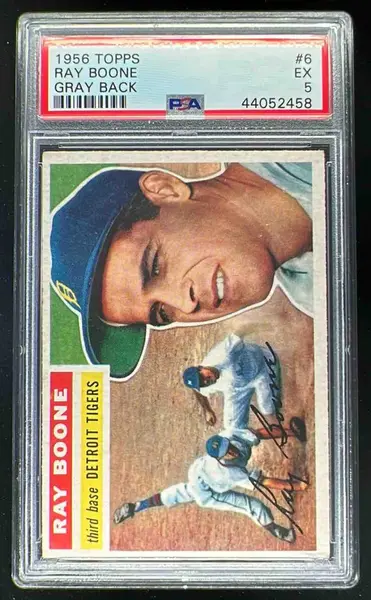 1956 Topps #6a Ray Boone PSA 5 on Fanatics Collect