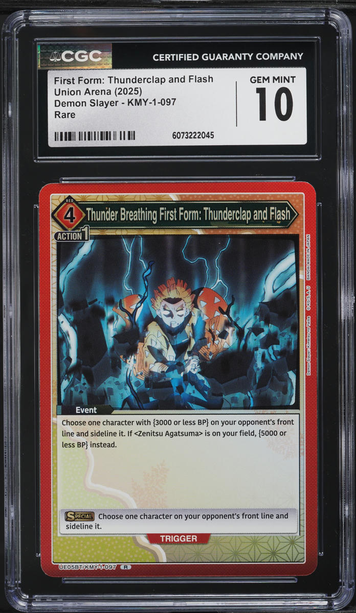 2025 Union Arena Demon Slayer First Form Thunderclap And Flash #KMY-1 ...
