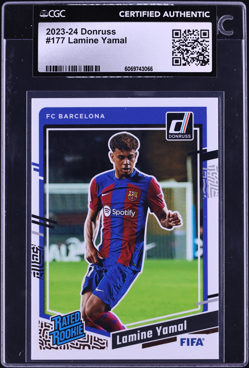 2023 Donruss FIFA Lamine Yamal ROOKIE #177 CGC AUTH