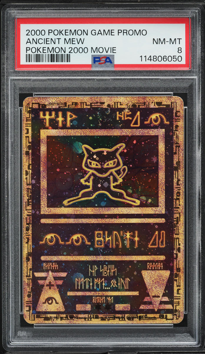 2000 Pokemon Movie Promo Holo Ancient Mew PSA 8 NM-MT