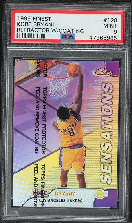 1999 Stadium Club 3X3 Luminous Die-Cut Kobe Bryant #4A PSA 10 GEM