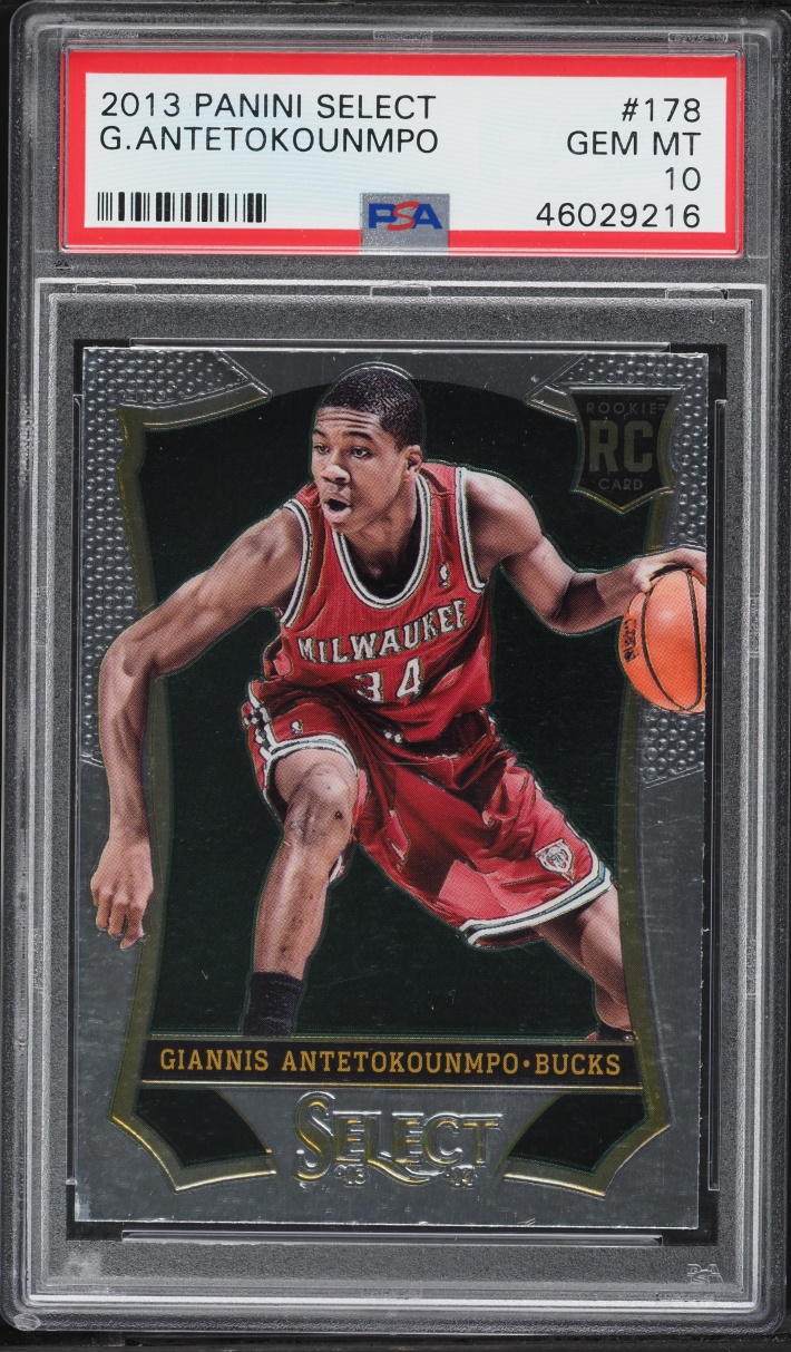 2013 Select Basketball Giannis Antetokounmpo ROOKIE #178 PSA 10 GEM MINT