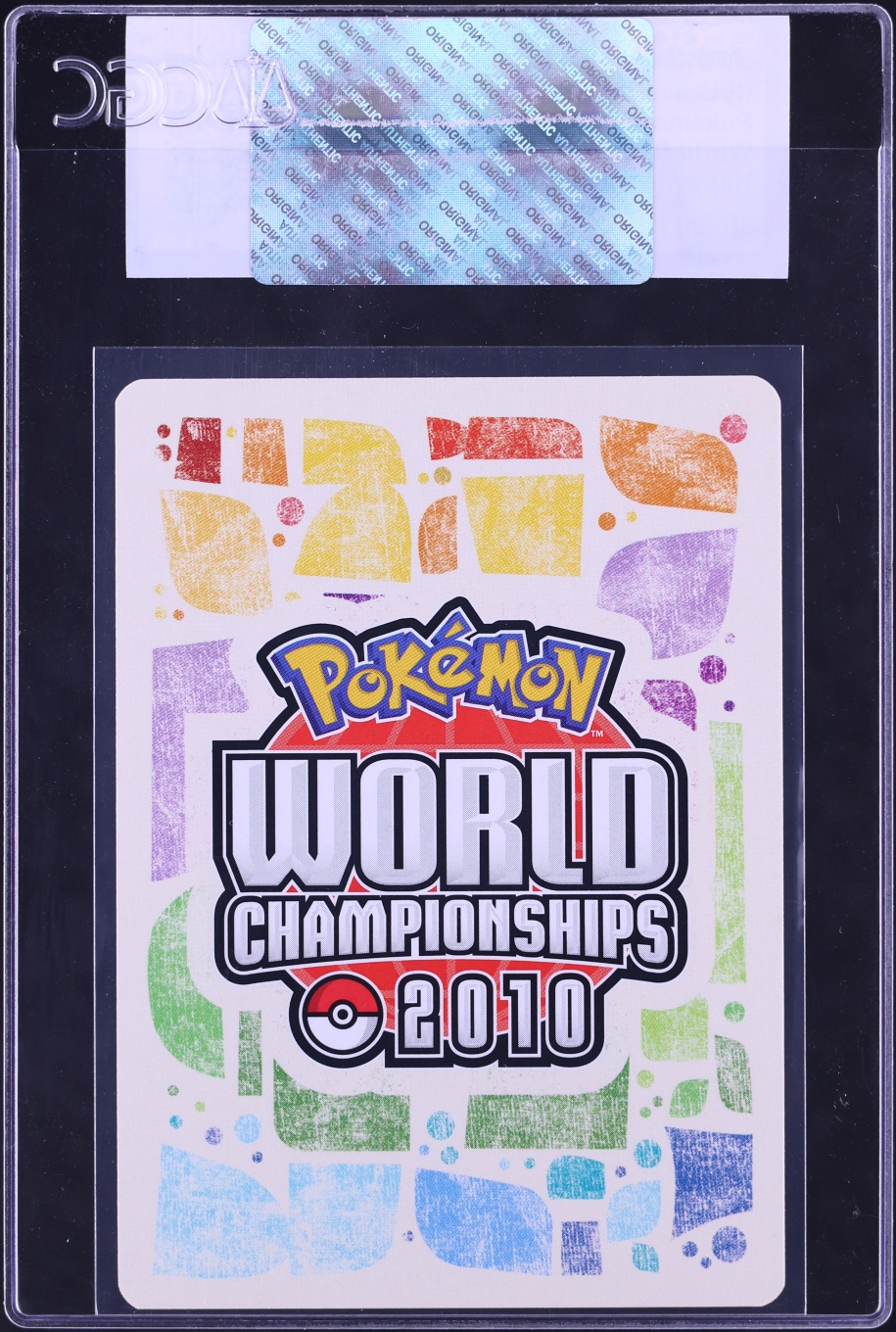 2010 Pokemon World Championships Decks Happy Luck Mychael Bryan Cyclone Energy #94 CGC AUTH