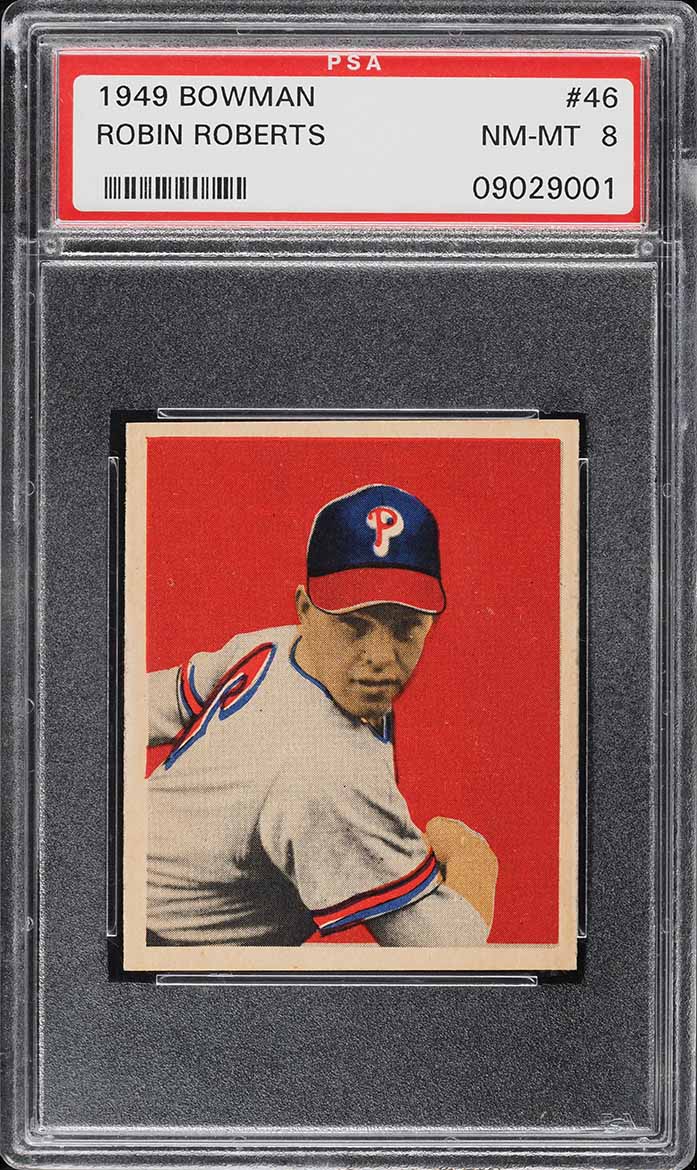 1949 Bowman Robin Roberts ROOKIE #46 PSA 8 NM-MT
