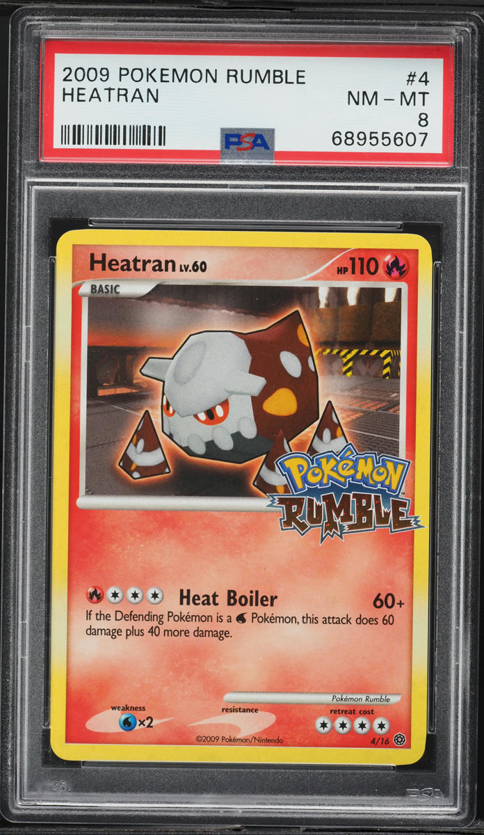 2009 Pokemon Platinum Rumble Heatran #4 PSA 8 NM-MT