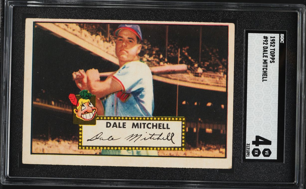 1952 Topps Dale Mitchell #92 SGC 4 VGEX