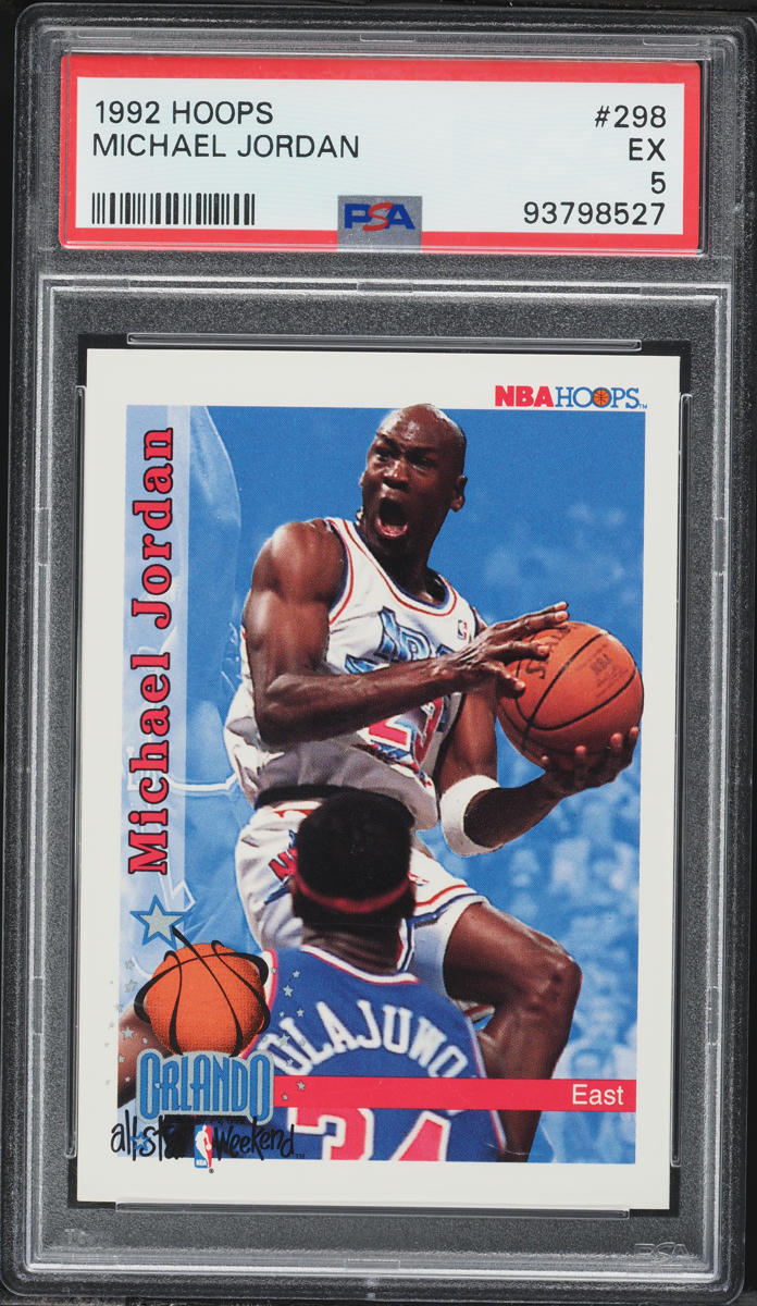 1992 Hoops Michael Jordan #298 PSA 5 EX