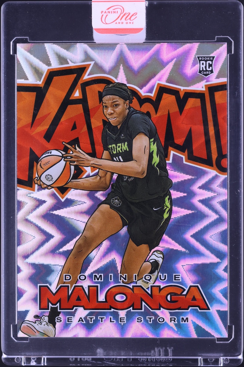 2025 Panini One And One WNBA Kaboom! Dominique Malonga ROOKIE #6