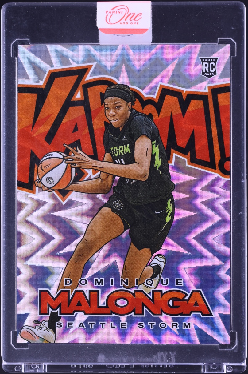 2025 Panini One And One WNBA Kaboom! Dominique Malonga ROOKIE #6
