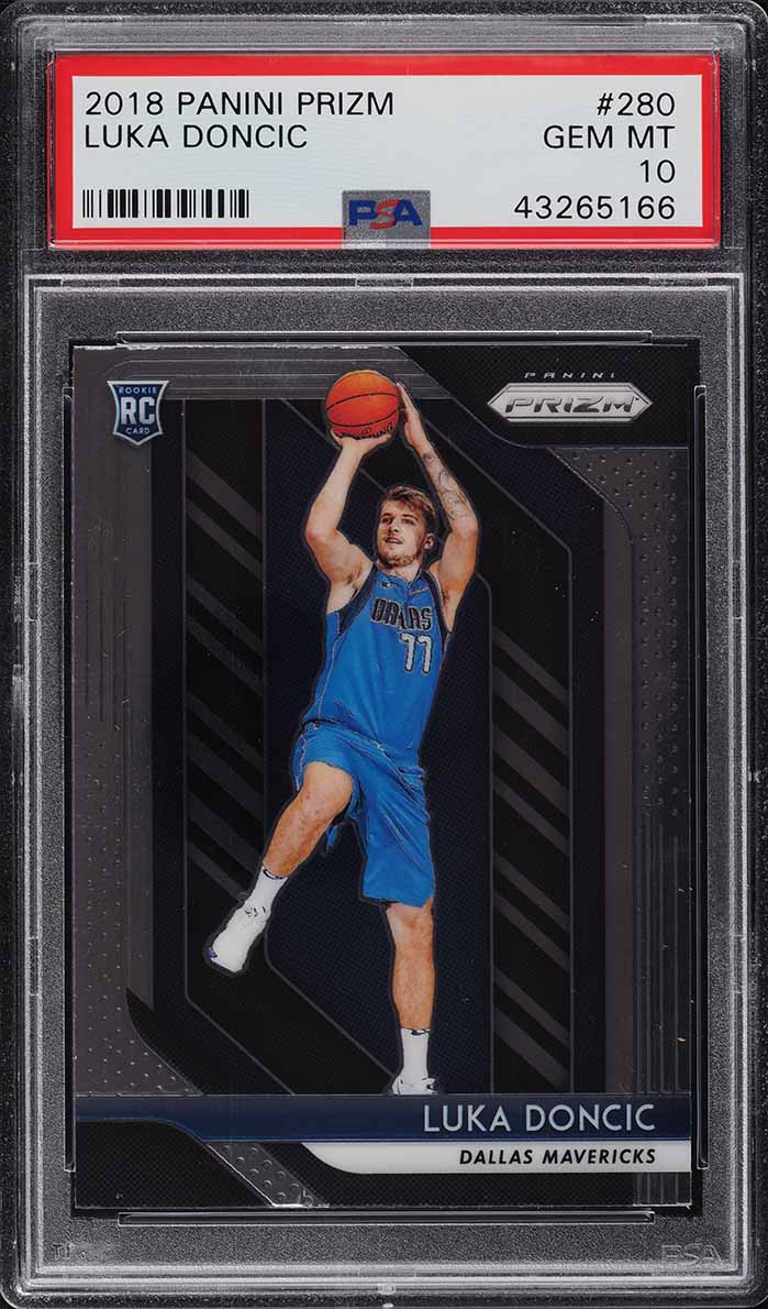 2018 Panini Prizm Luka Doncic ROOKIE #280 PSA 10 GEM MINT