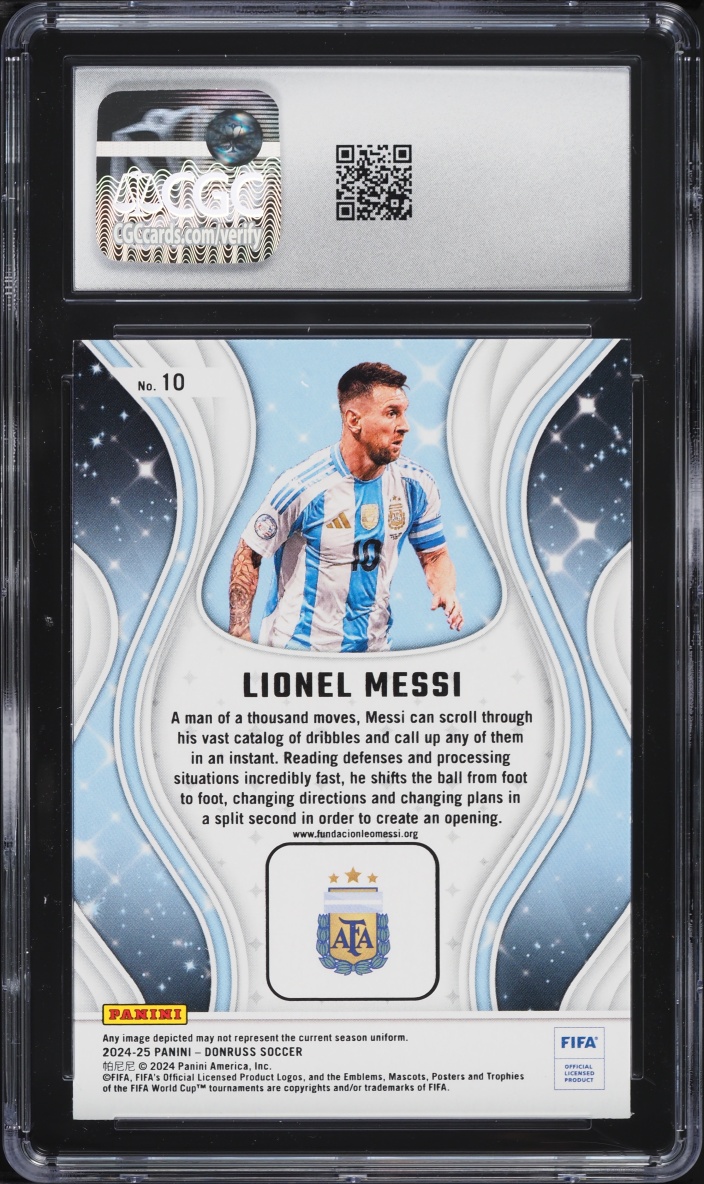 2024 Donruss Magicians Lionel Messi #10 CGC 10 GEM MINT