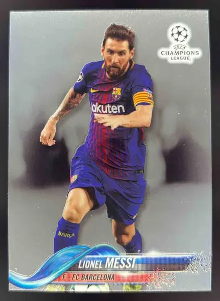 2019 Topps Chrome Sapphire UEFA Champions League #1 Lionel Messi