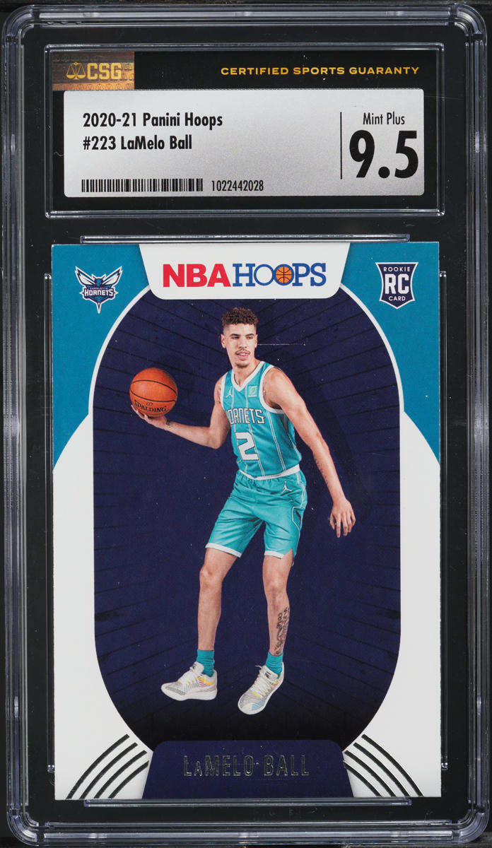 2020 Hoops LaMelo Ball ROOKIE #223 CSG 9.5 MINT+