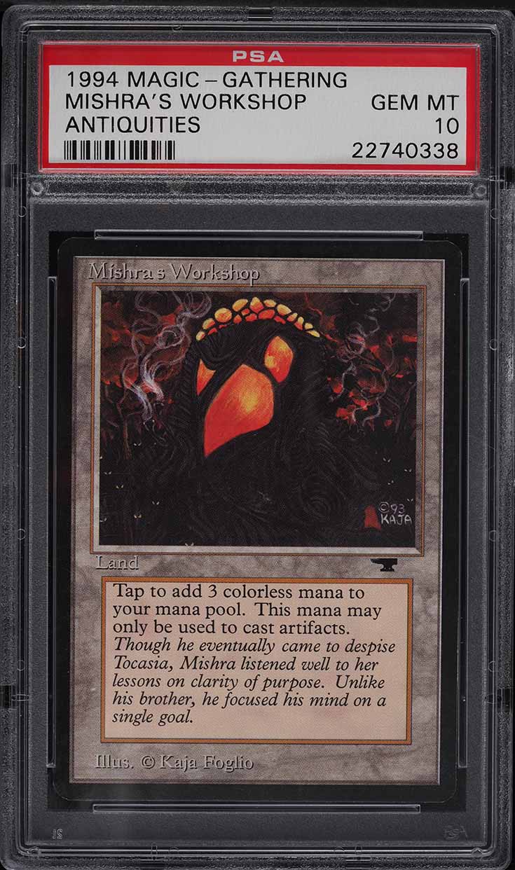 1994 Magic The Gathering MTG Antiquities Mishra's Workshop