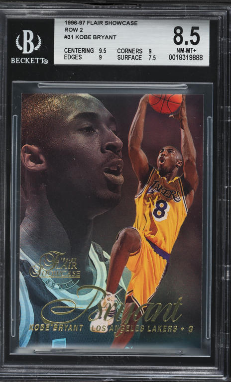 1996 Skybox Z-Force Z-Peat Zebut Kobe Bryant ROOKIE #3 PSA 10 GEM