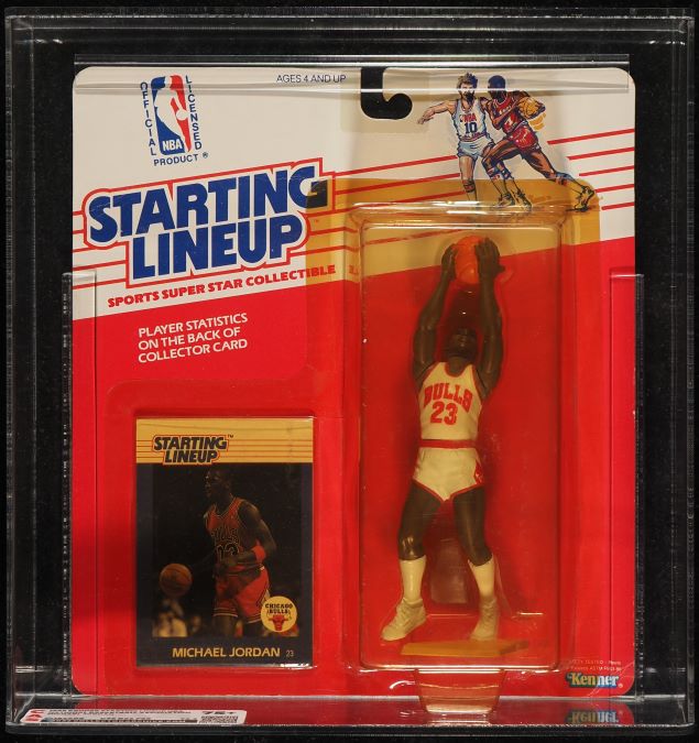 1988 Kenner Starting Lineup Michael Jordan AUTO #40 BGS 7