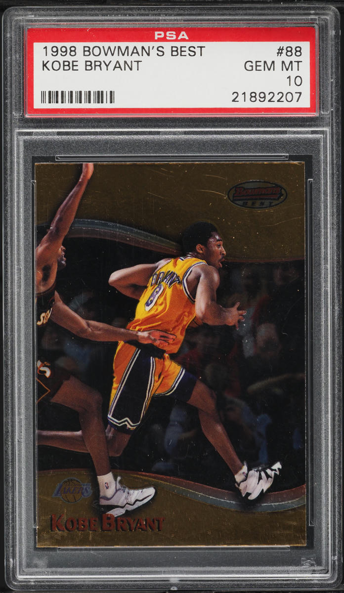 1998 Bowman's Best Kobe Bryant #88 PSA 10 GEM MINT