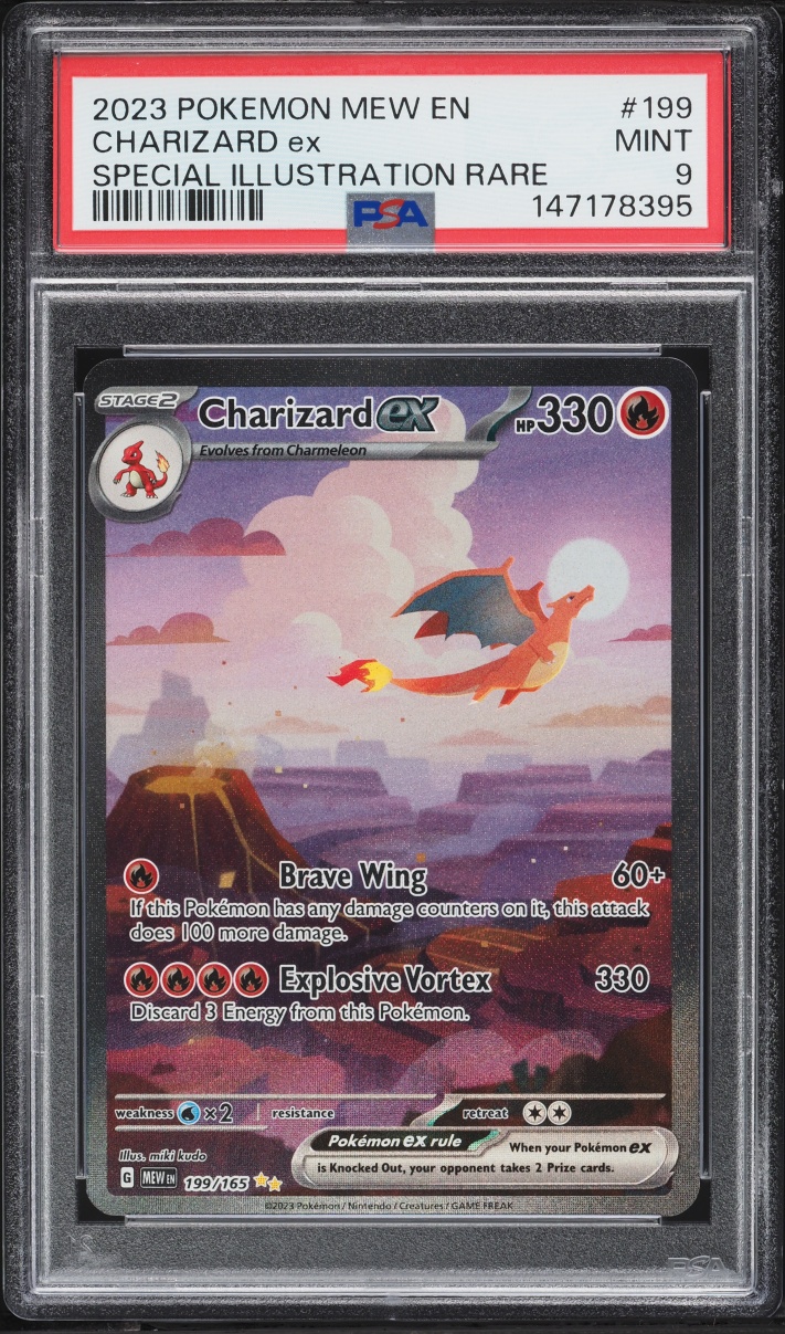 2023 Pokemon Scarlet & Violet 151 SIR Charizard ex #199 PSA 9 MINT