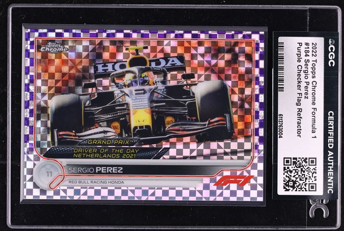TOPPS CHROME F1 SERGIO PEREZ ペレス 世界199枚 2022 Topps Chrome Formula 1 F1 Sapphire Aqua Refractor Sergio