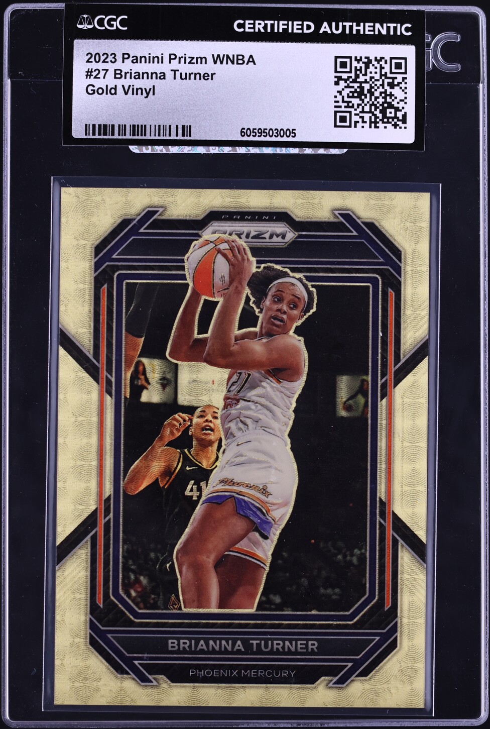2023 Panini Prizm WNBA Gold Vinyl Brianna Turner 1/1 #27 CGC AUTH on ...