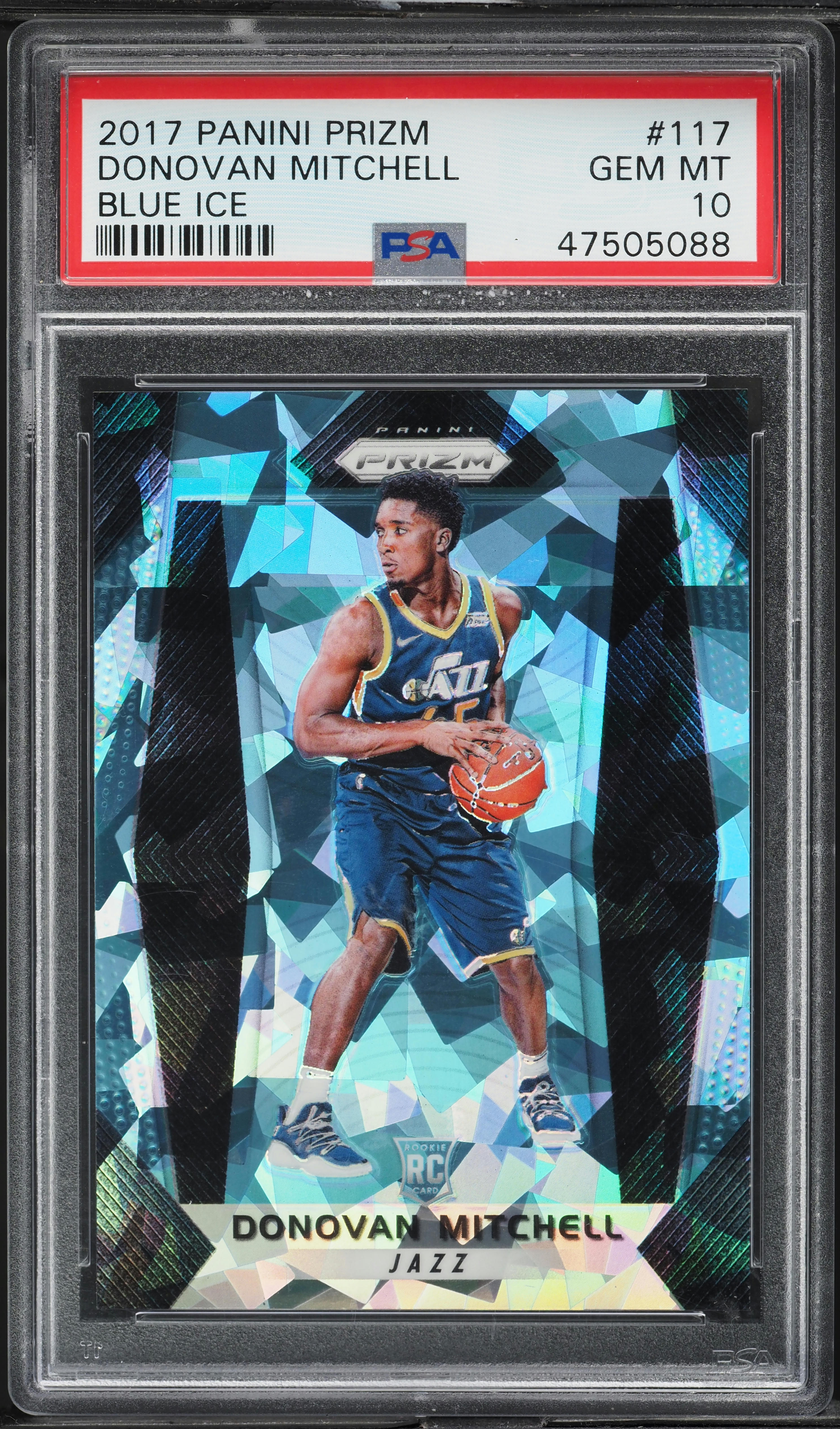 17/18 Prizm Donovan Mitchell RC auto nba 2017-18 Panini Prizm