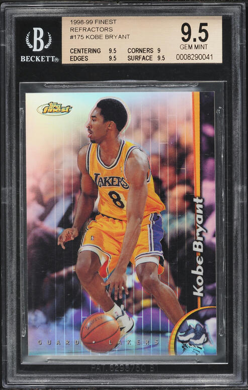 1998 Fleer Electrifying Kobe Bryant #1 PSA 9 MINT on Fanatics Collect