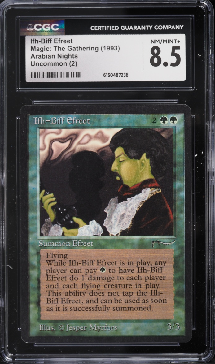 1993 Magic The Gathering MTG Arabian Nights Ifh-Biff Efreet CGC 8.5 NM-MT+