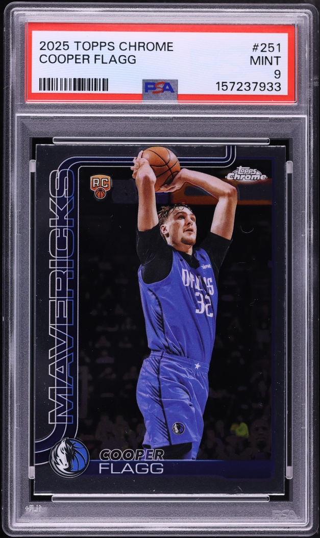2025 Topps Chrome Cooper Flagg ROOKIE #251 PSA 9 MINT