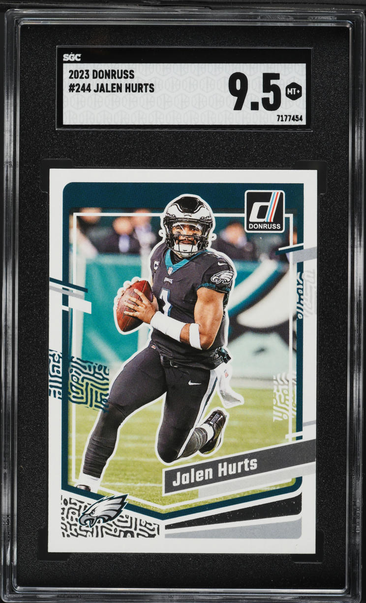 2023 Donruss Jalen Hurts #244 SGC 9.5 MINT+