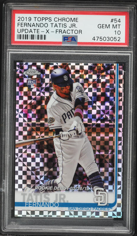 2019 Bowman's Best Of '19 Refractor Fernando Tatis Jr. ROOKIE AUTO