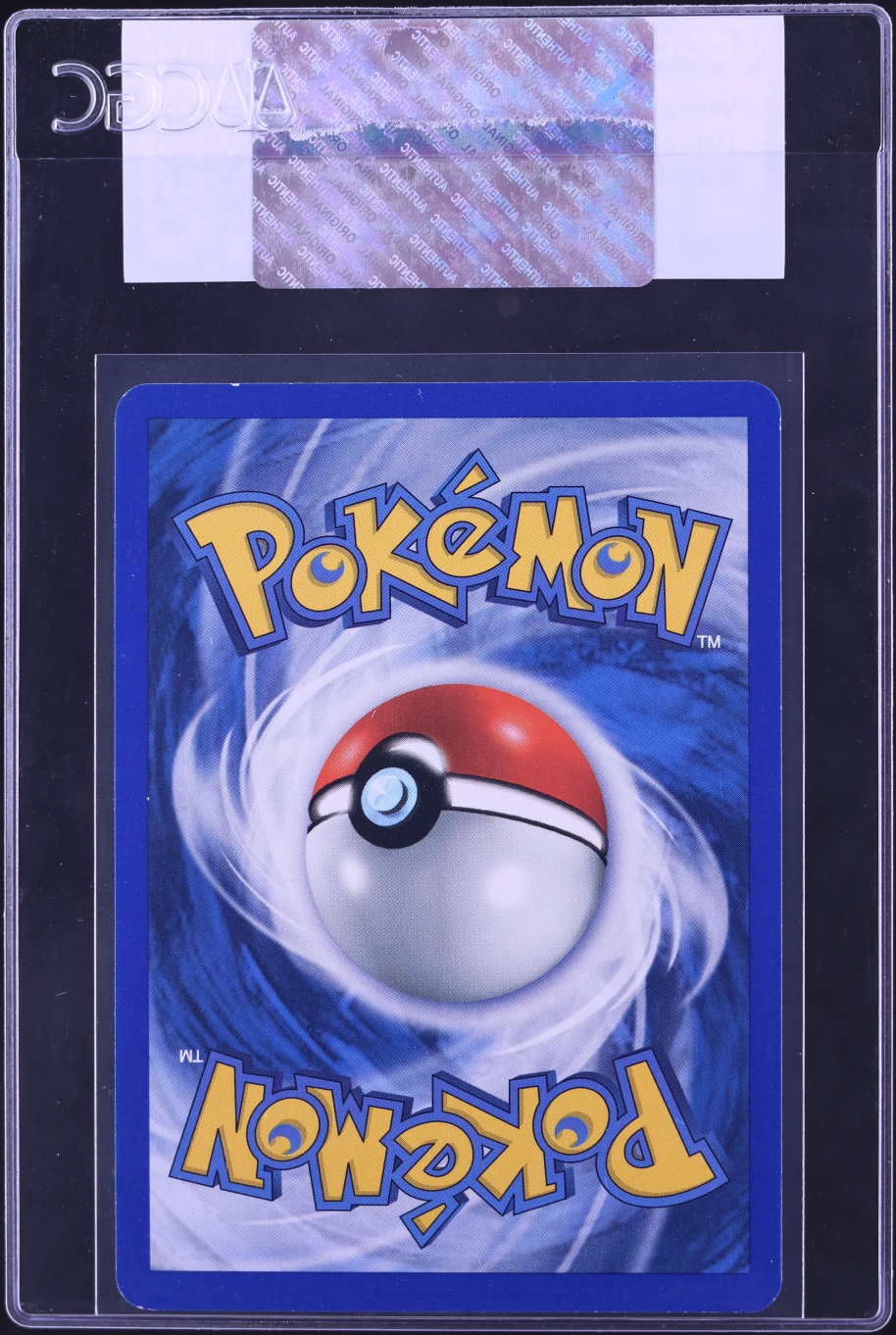2000 Pokemon Neo Genesis Wooper #82 CGC AUTH